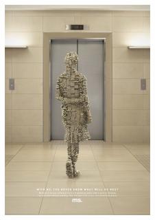 Multiple Sclerosis: Jenga People- Office Worker