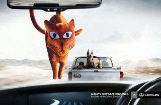 Lexus: Always keep a safe distance 