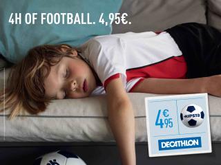 Decathlon: Tired footballer