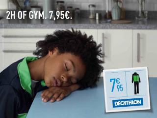 Decathlon: Tired gymnast