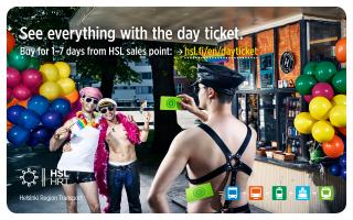 HSL Helsinki Region Transport: See everything with the day ticket: Karhupuisto / Bear Park