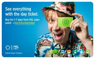HSL Helsinki Region Transport: See everything with the day ticket: