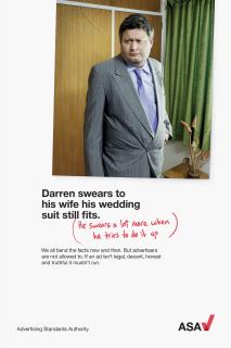 Advertising Standards Authority: ASA Darren