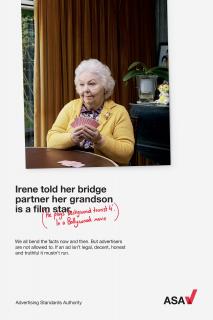 Advertising Standards Authority: ASA Irene
