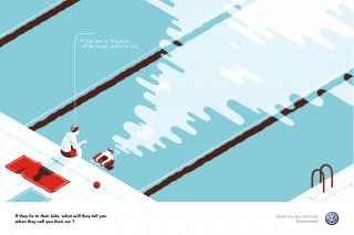 Das WeltAuto Volkswagen group: The swimming pool