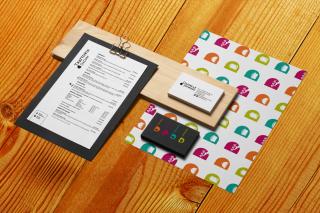 DJ Gastronomy: Danielle Johnnei branding and collateral 05