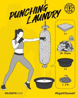 Gold's Gym: Gym It Yourself - Punching Laundry