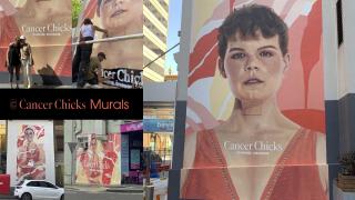 Cancer Chicks: Cancer Chicks murals of confidence