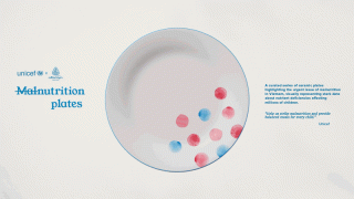 Unicef: Malnutrition Plates