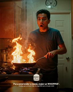 Burger King: Mom, I Burnt It