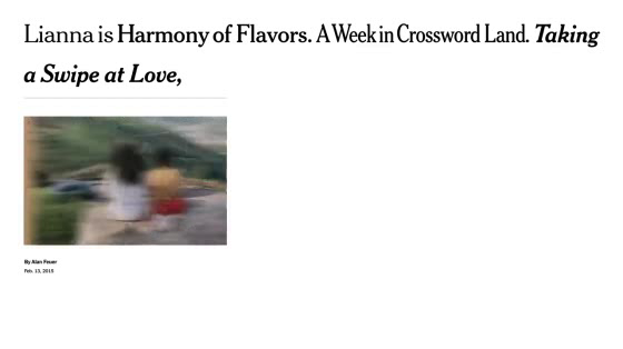 The New York Times: Lianna