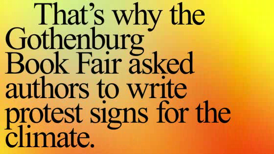 The Gothenburg Book Fair: Hope Signs