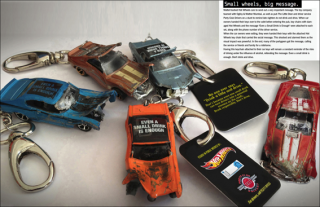Hot Wheels: hot wheels don't drink & drive key chains