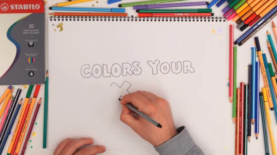 stabilo: STABILO COLORS YOUR XMAS