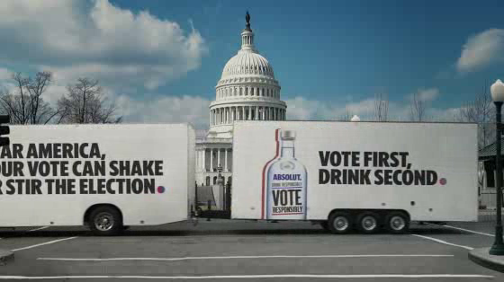 Absolut: Drink Responsibly #VoteResponsibly