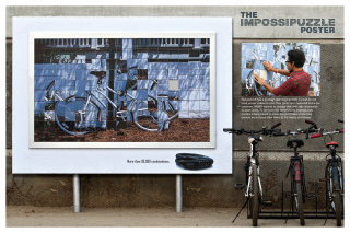 HMBR bicycle locks: The impossipuzzle poster.