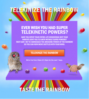 Skittles: Skittles: Telekinize The Rainbow