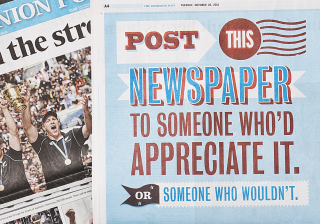Newspaper Publishers Association: Send a Newspaper