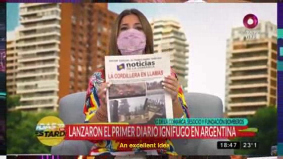 Noticias de la Comarca Newspaper / SeSocio Financial Investments / Firefighters Foundation of Argentina: Fireproof newspaper