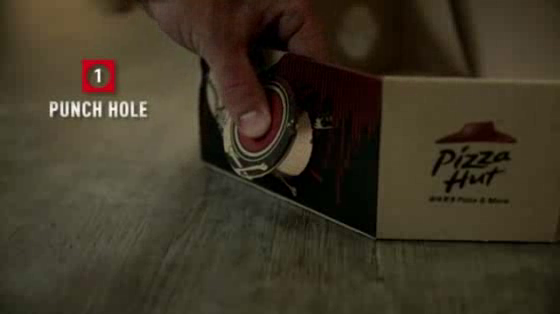 Pizza Hut: Pizza Box Movie Projector