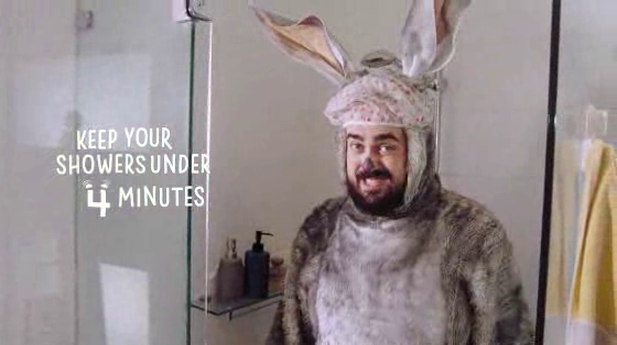 Water Corporation (Water Conservation): Nature Knows Best - 4 Min Shower - 6 Sec YouTube PreRoll / Instagram Stories