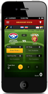 Carlton Draught: Draught Pick 2013