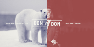 DonVsDon: Every time you Donate, Donald get less