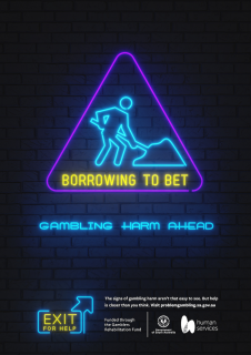 Department of Human Services: The Signs of Gambling Harm - Borrowing to Bet