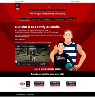 NAB AFL Sponsorship: Footify Australia
