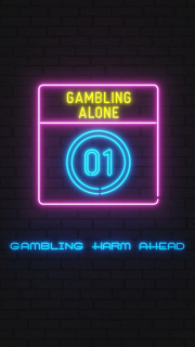 Department of Human Services: The Signs of Gambling Harm - Gambling Alone