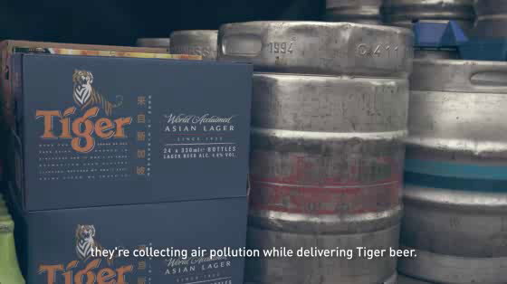 Tiger Beer: The Global Tiger Air-Ink™ Project