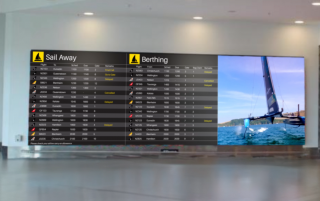 SailGP: Airport digital OOH