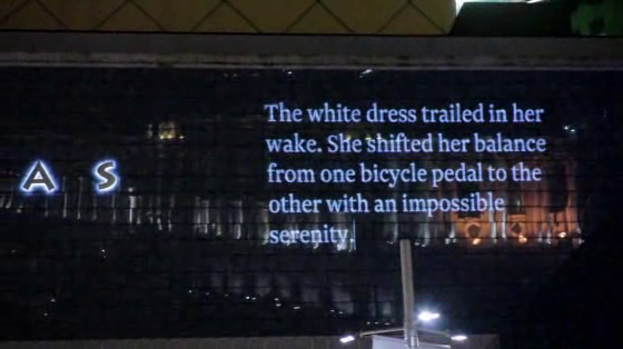BNZ Literary Awards: Live Writing Projection