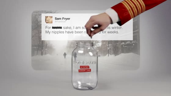 Hotels.com: Winter Swear Jar