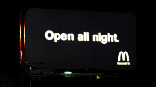 McDonald's: Reflective Billboard