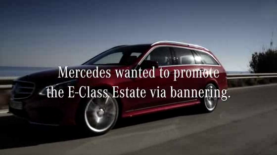 Mercedes Benz: The Transportable Banner