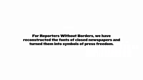 Reporters Without Borders: Fonts for Freedom