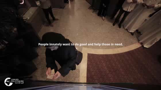 Alwaleed Philanthropies: Begging is an act. Don't react.