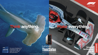 Lenovo ThinkStation: Think anything. Make everything. Campaign Ad - Automotive/F1