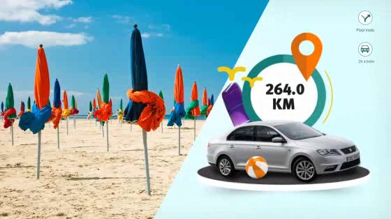 SEAT: SEAT - Kilometers left until your summer holiday