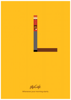 McCafe: Human Clock Bellboy