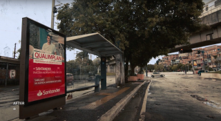Santander Bank: Bus Stop. Business Go