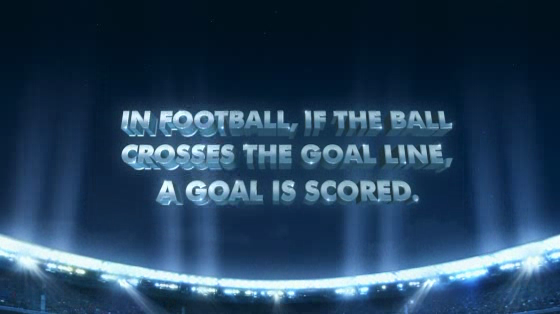 Cristal beer: The Goal Line