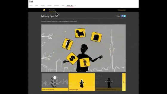 ASB Bank: Money Tips