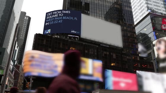 JetBlue: Times Square Billboard