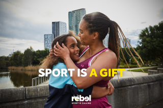 Rebel: 'Sport is a gift' OOH
