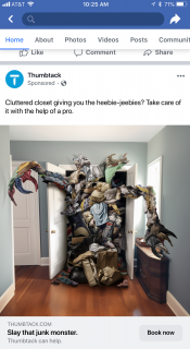 Thumbtack: Closet Monster