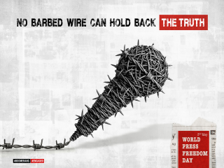 Great Cause: NO BARBED WIRE CAN HOLD BACK THE TRUTH
