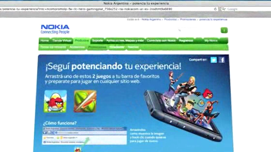 Nokia N8: Fruit Nina and Angry Birds