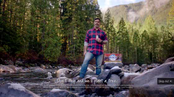 Busch Beer: Tree-Roll